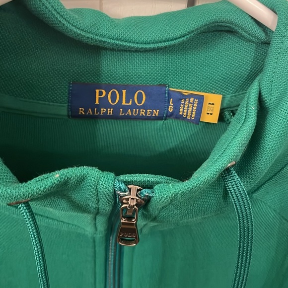 Polo Ralph Lauren Track Jacket Pullover Half Zip Colorblock - Picture 2 of 5